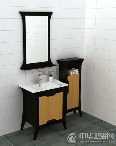 桑莱特卫浴产品图片浴室柜装修效果图