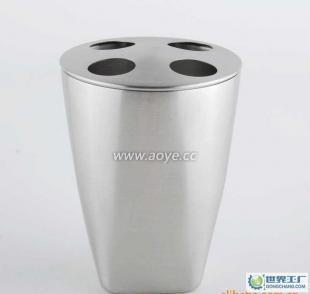 优质不锈钢/金属圆口方底牙刷架/卫浴套装_家居家具_世界工厂网中国产品信息库